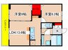 プリマベーラⅢ 2LDKの間取り