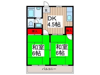 間取図 コ－ポラス新和