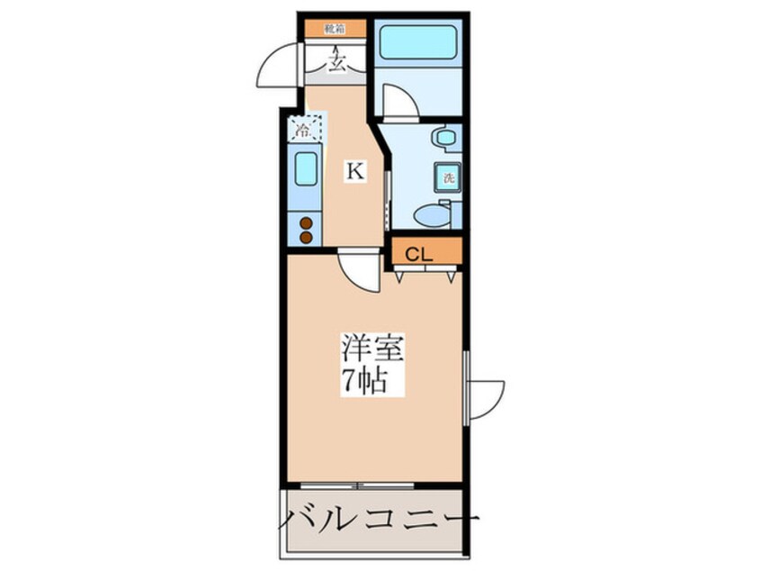 間取図 グランアセット月島