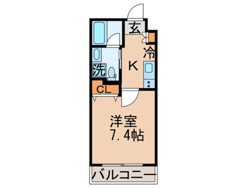 間取図 グランアセット月島