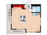 メゾンクレ－ル 1Rの間取り