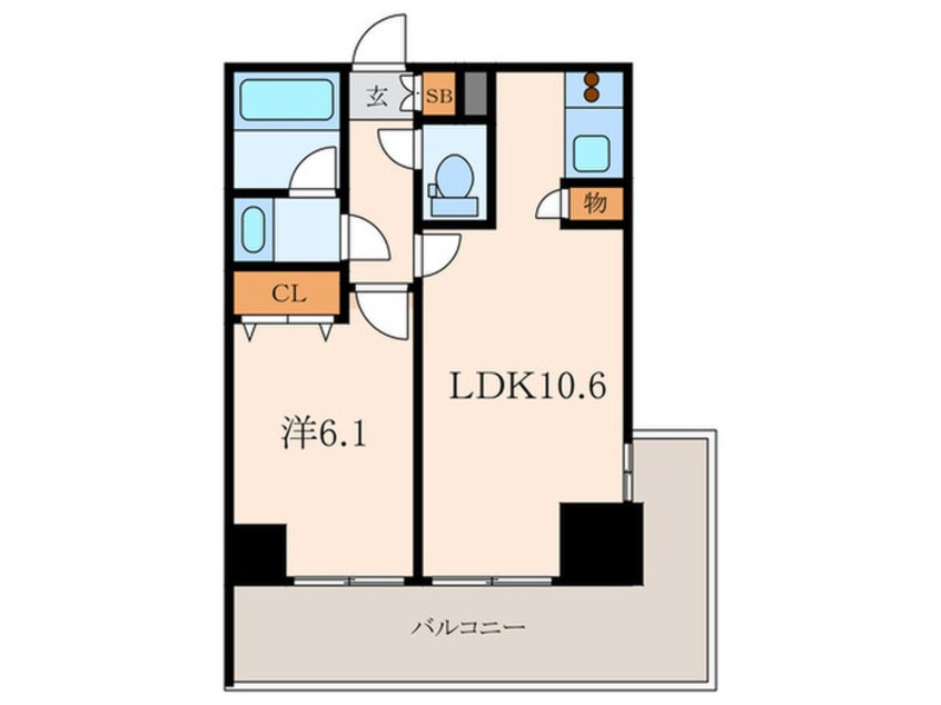 間取図 コンフォリア白金高輪