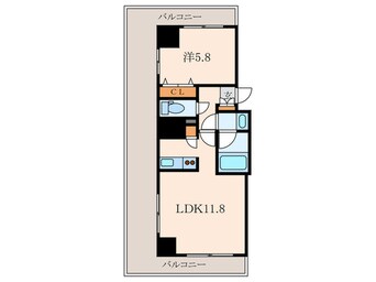 間取図 コンフォリア白金高輪