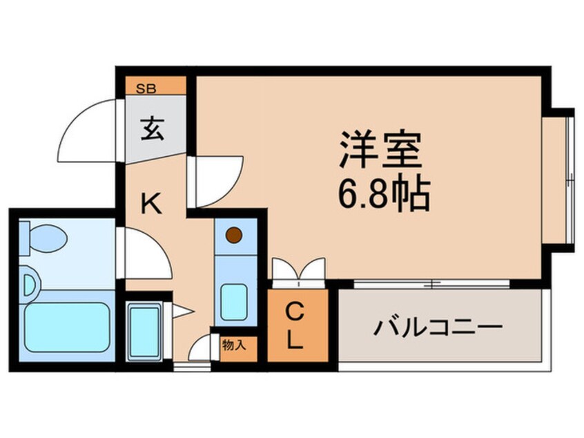 間取図 ジョイフル常盤台第２