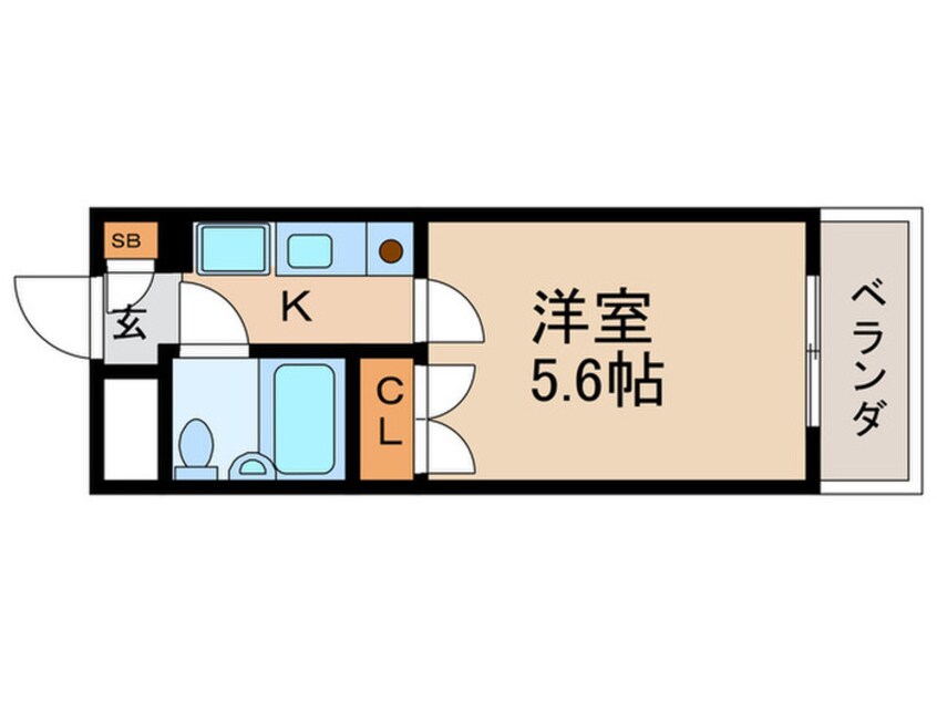 間取図 ジョイフル常盤台第２