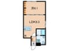 IoTele曙橋 1LDKの間取り