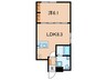 IoTele曙橋 1LDKの間取り