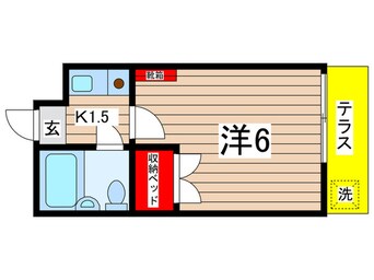 間取図 ジュネス稲田堤