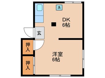 間取図 春野荘東蒲田