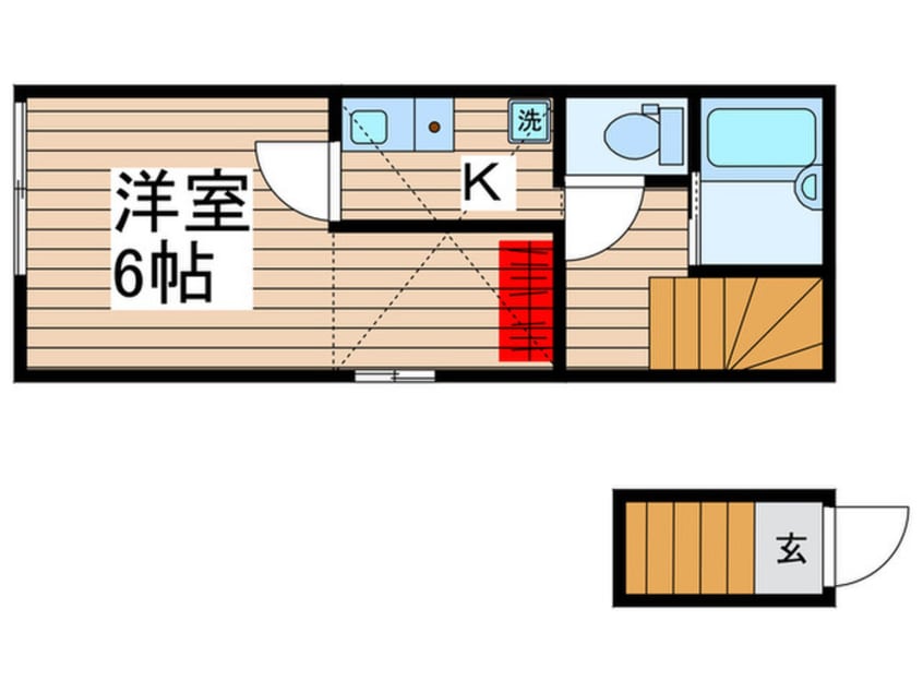 間取図 ＳＡＣＲＡＬＥ小岩