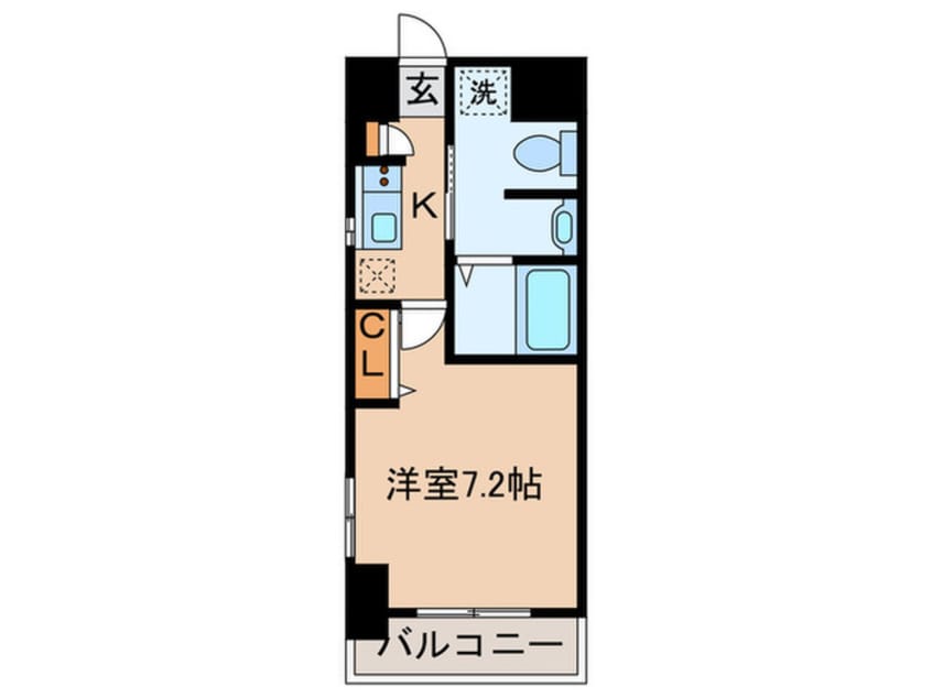 間取図 プレシエ新丸子