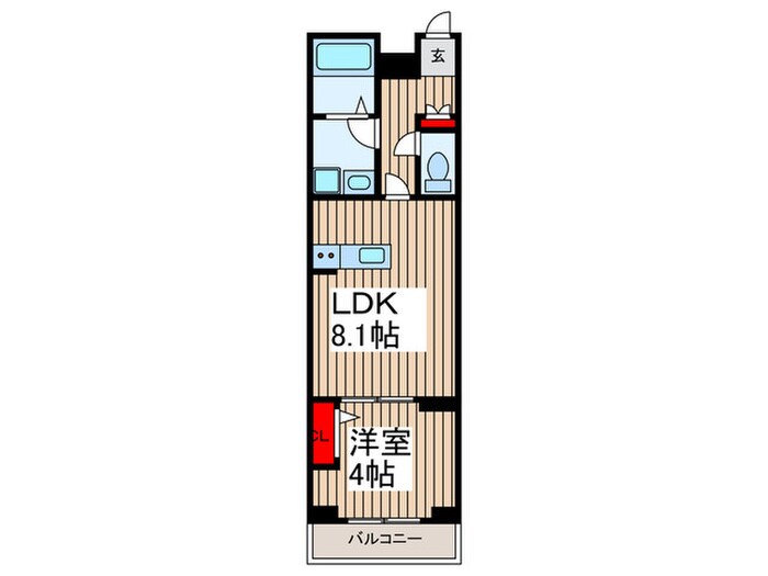 間取り図 リーブルファイン大袋駅前