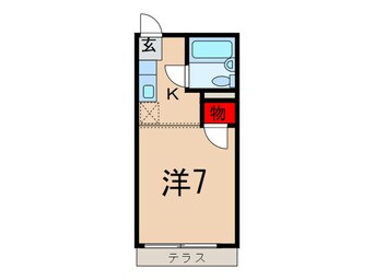 間取図 アムス富士見台