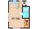 相松コ－ポの間取図
