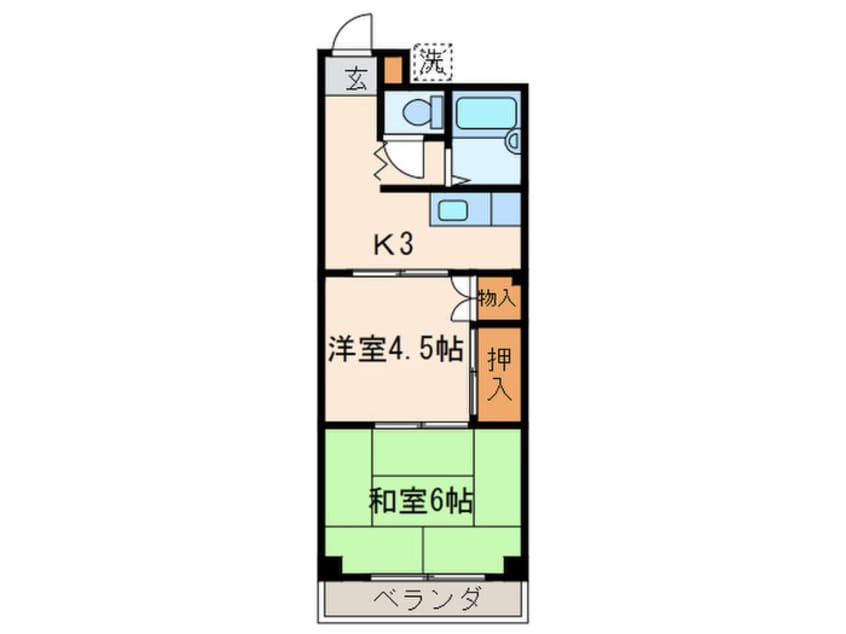 間取図 リカーハイム佐藤
