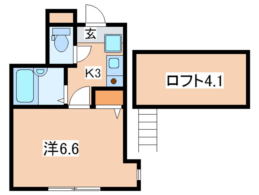 間取図 ヴィラ・メゾン鶴川