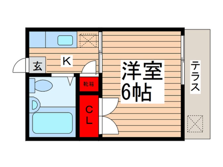 間取図 エクセレント行徳　１階