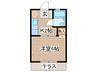 ハイツ守屋Ｂ 1Kの間取り