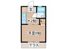 ハイツ守屋Ｂ 1Kの間取り