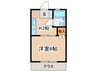 ハイツ守屋Ｂ 1Kの間取り