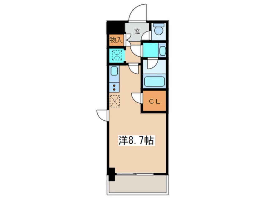 間取図 ﾊﾟｰｸｱｸｼｽ日本橋茅場町