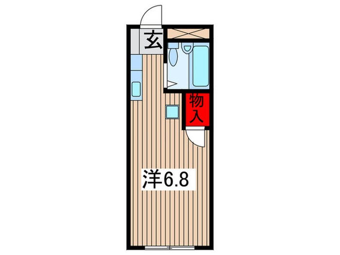 間取り図 宮崎　ハイツ