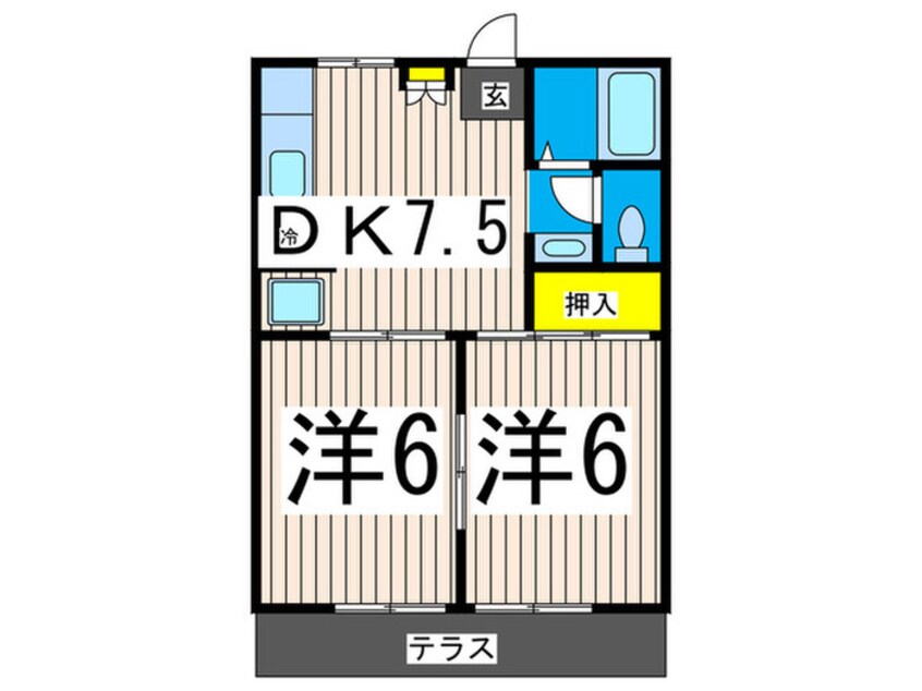 間取図 ガ－デンハウス吉原