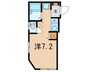 コンフォートプレイス 1Rの間取り