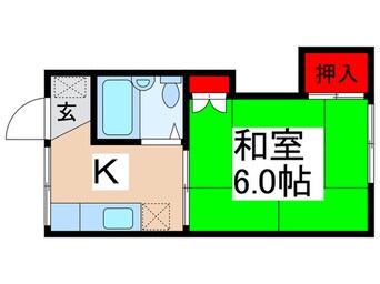 間取図 エステートムツミＢ