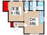 ルミエール・下石神井 1DKの間取り