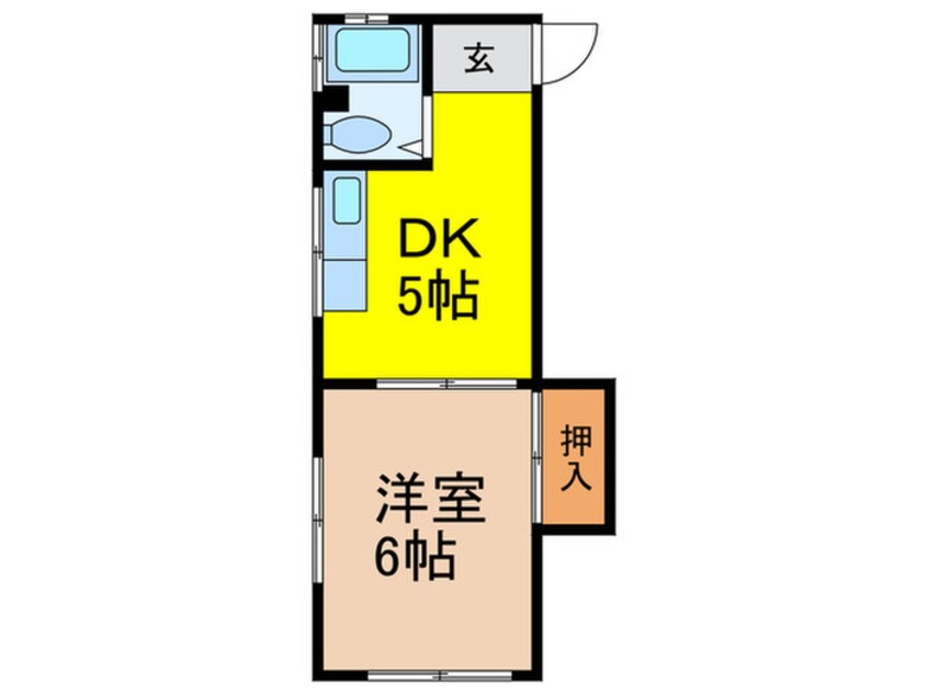 間取図 徳丸コ－ポ