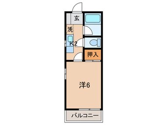 間取図 エ－デルハイムⅡ