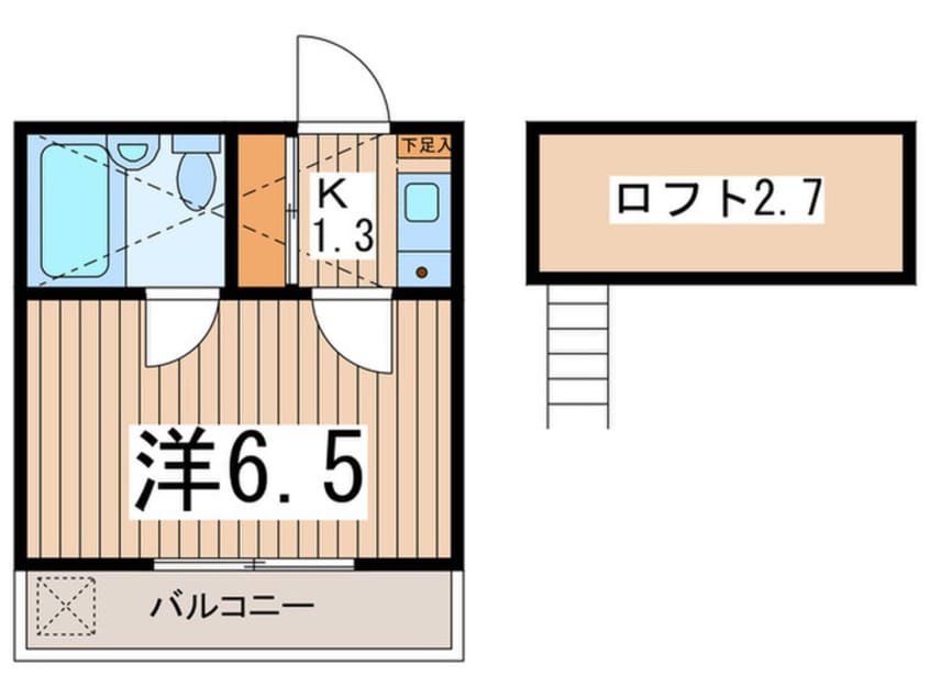 間取図 ハイツフローレス