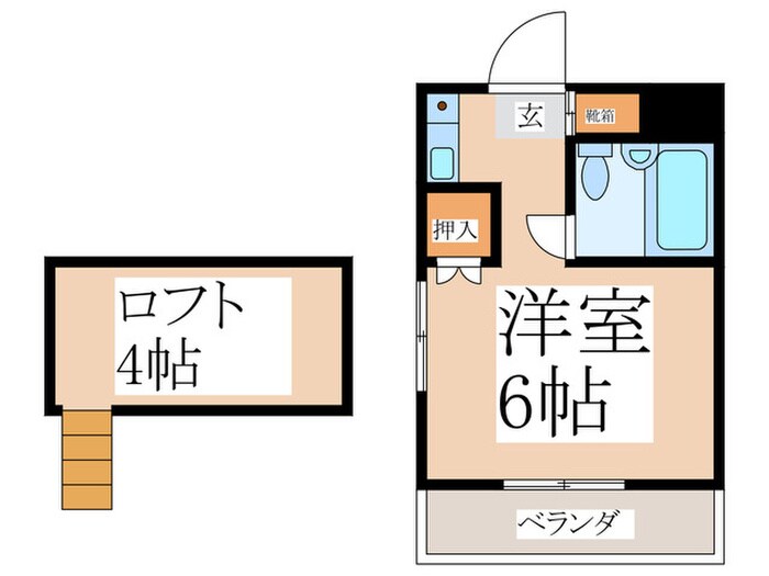 間取り図 サンパレスⅠ東伏見