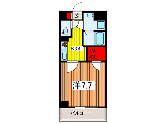 間取り図 ルミエ－ル岸町
