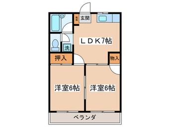 間取図 エレガント府中