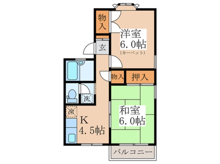 間取図 イグザスＢ