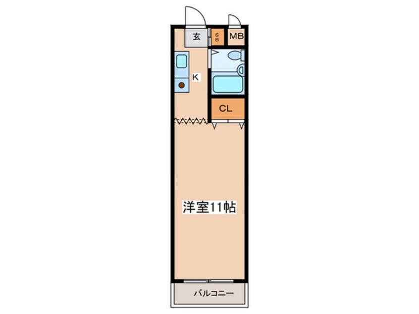 間取図 コープオリンピアⅢ