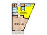 桜上水ヒルズ 1DKの間取り