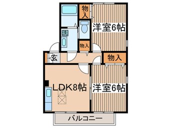 間取図 ブラウンコ－ト