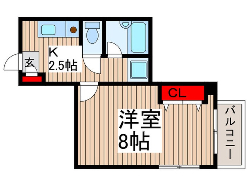 間取図 アルモニ－別所