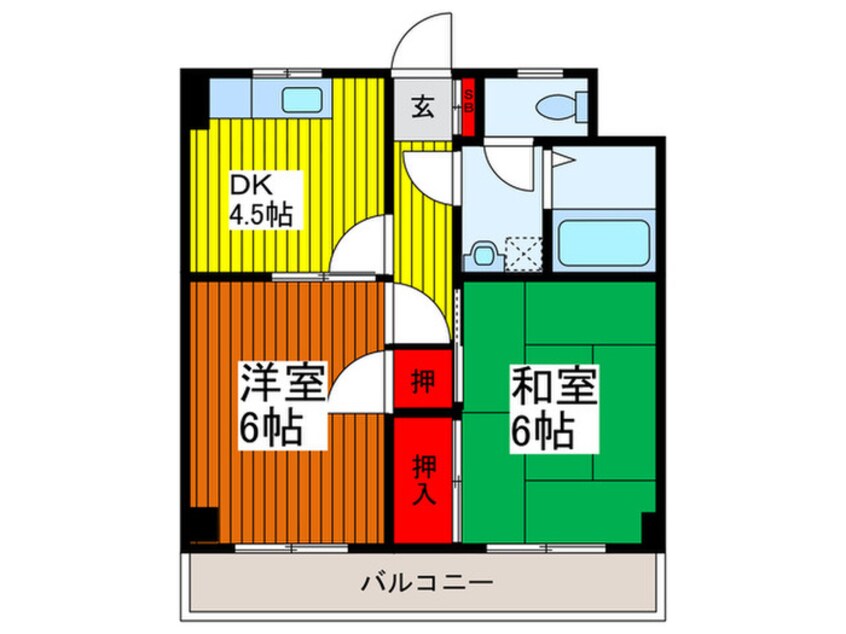 間取図 ル－ト元郷