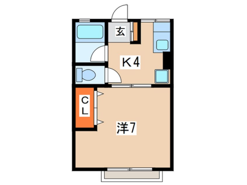 間取図 シテイハイムbon　sens