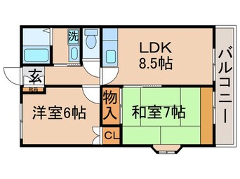 間取図 コーポふじよし