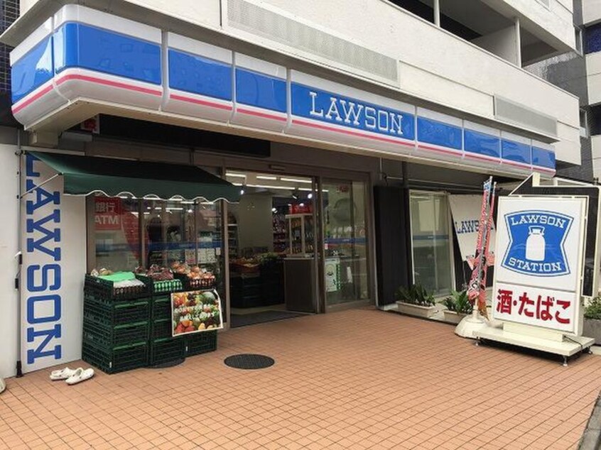 ローソン目黒大橋二丁目店(コンビニ)まで350m マリオン駒場