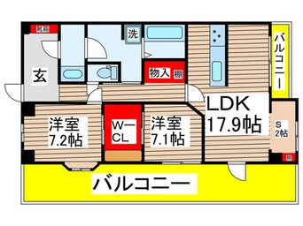 間取図 アドバンス新検見川