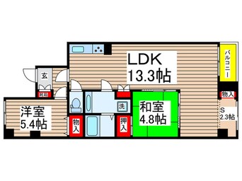 間取図 アドバンス新検見川