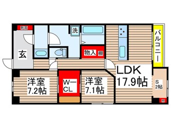 間取図 アドバンス新検見川