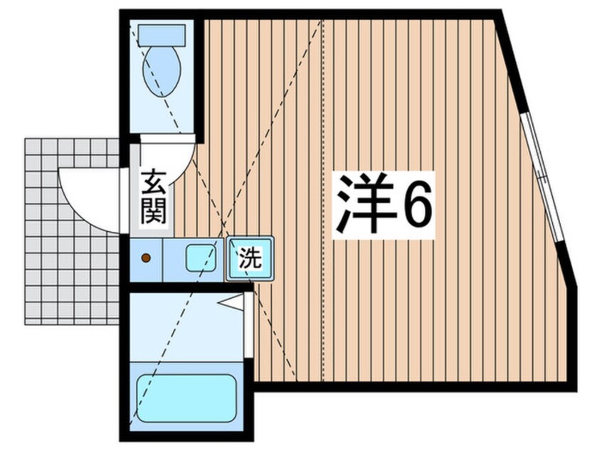 間取図 ユナイト稲田ウエストミンスター