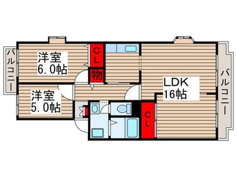 間取図 スカイクレスト印西牧の原１号棟